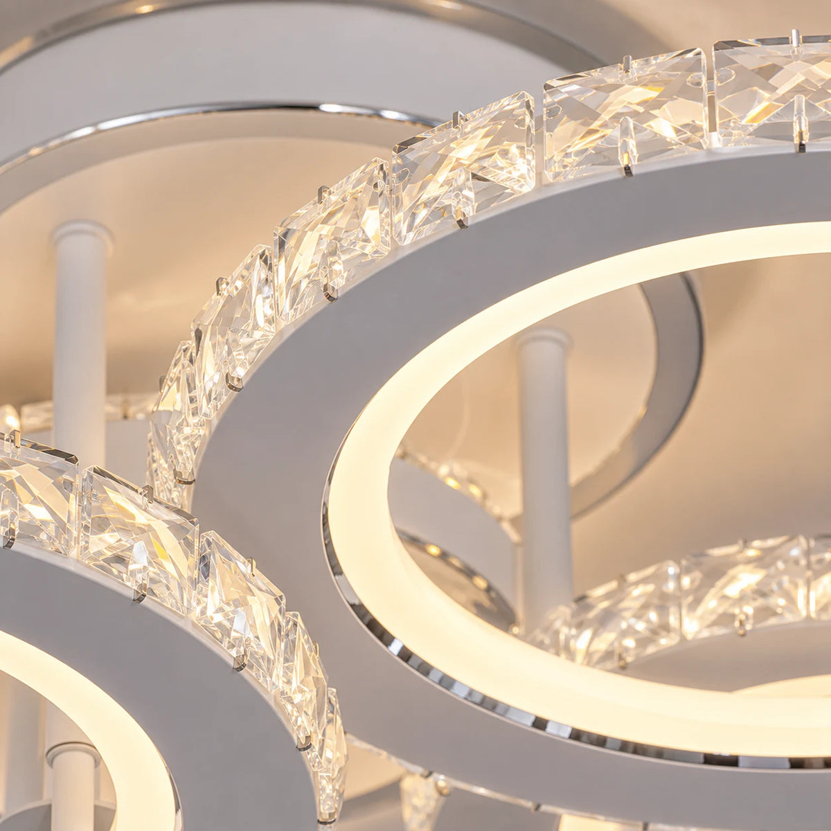 LED chandelier with remote control and crystal NOVA ROTONDA RGB 75W, 3 Circles, Cold/Warm/Neutral light, Dimmable, White - 04_LT073-3WH.png