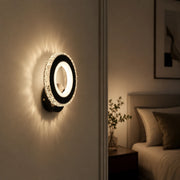 NOVA Rotonda LED wall light, 16W, Black & Stainless Steel, Warm/Cold/Neutral light - 05_AL073-1BK.png