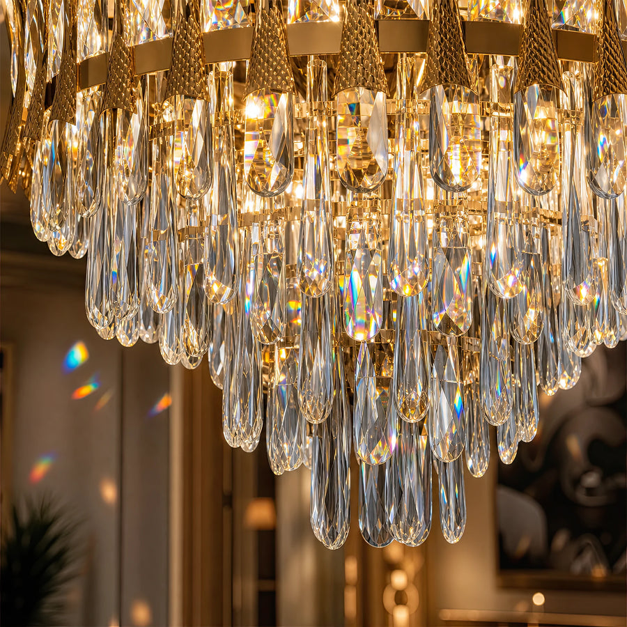 Candelabru Cristal HAMPTON Eleganza 8x E14, Diametru 49cm, Auriu Lucios, Inaltime Reglabila - 05_CC8926-500GDT.png