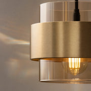 Suspended Chandelier LC866/1TN, 1XE27, Adjustable Height, Glass and Metal - 05_LC866-1TN.png