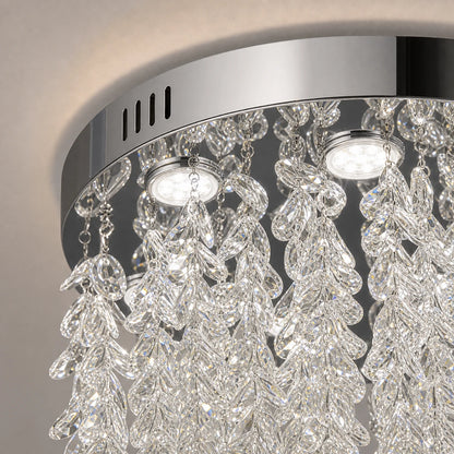 Crystal LED Chandelier LLC210/400CH Round, 22W, Cool/Warm/Neutral Light, Crystal, Shiny Chrome - 05_LLC210-400CH.png