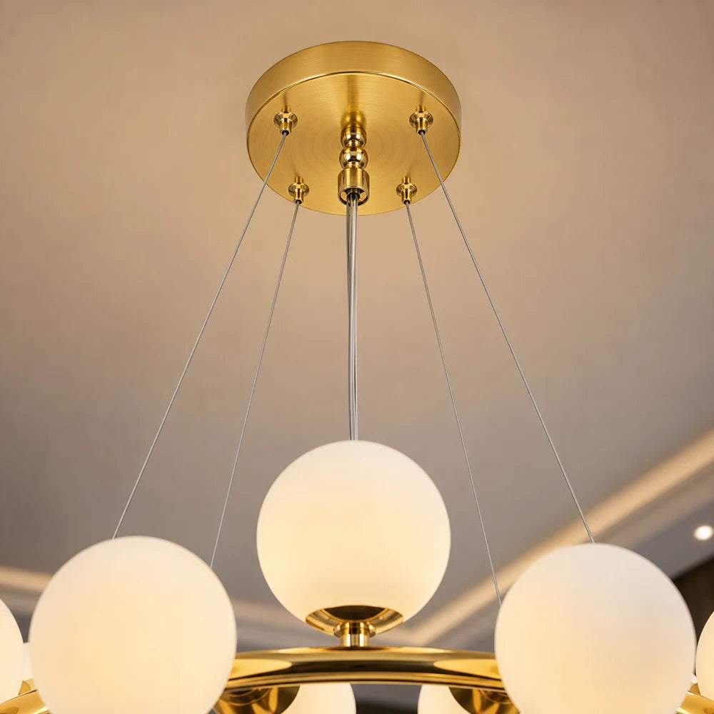 Lustra LOFT Chamber, 25x G9, Alb Auriu, Metal, Inaltime Reglabila, Modern - 04_LC802-25GD.png
