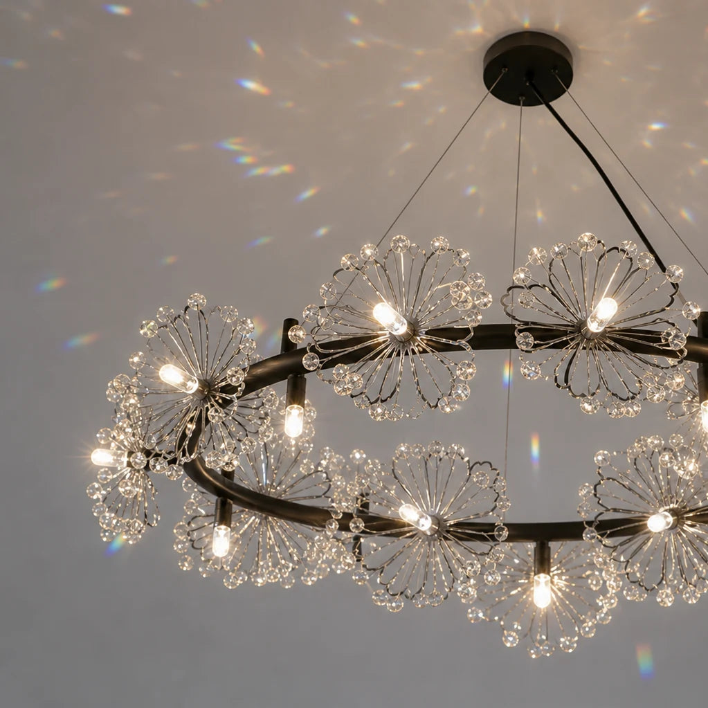 PETERHOF Magno Crystal Chandelier, Diameter 62cm, 20X G4, Black, Adjustable Height - 06_CC167-600BK.png