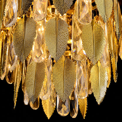 Crystal Chandelier VENARIA 8x E14, Diameter 50cm, Shiny Gold, Adjustable Height - 06_CC8052-500GD.png