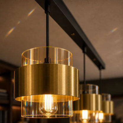 Suspended Chandelier LC866/3LTN, 3XE27, Adjustable Height, Glass and Metal - 04_LC866-3LTN.png