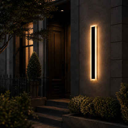 Aplica LED de Exterior Mack, Lungime 30cm, 4W, IP65, Metal, Liniar, Negru - 07_AX200-300BK.png