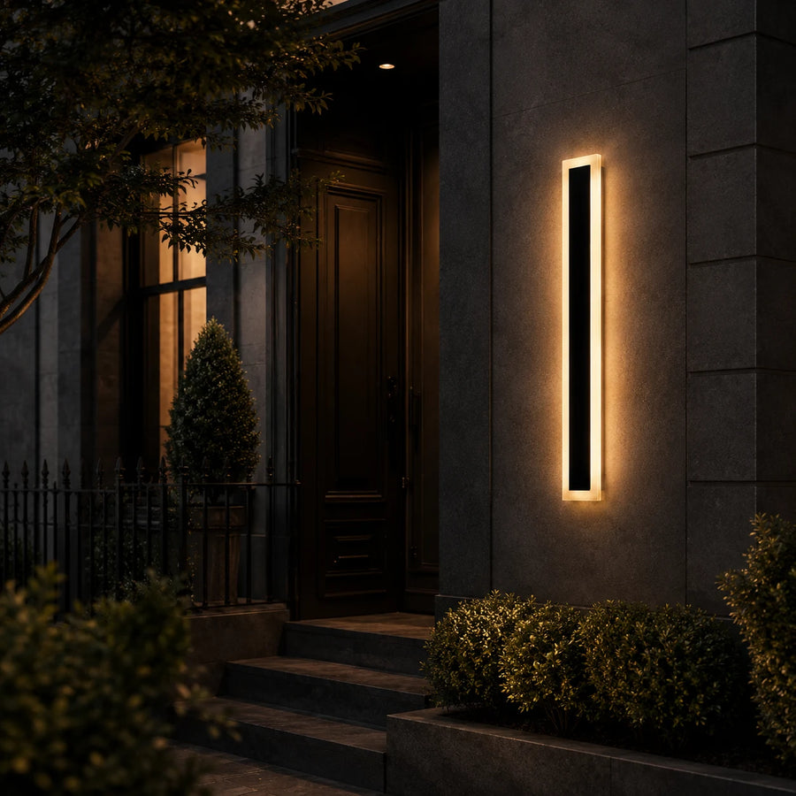 Aplica LED de Exterior Mack, Lungime 30cm, 4W, IP65, Metal, Liniar, Negru - 07_AX200-300BK.png