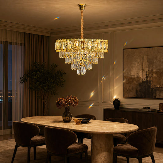 Candelabru Cristal BELVEDERE Eleganza 8xE14, Diametru 50cm, Auriu Lucios, Inaltime Reglabila - 07_CC912-500GD.png