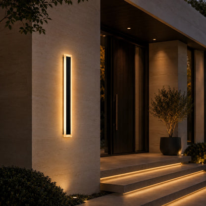 Aplica LED de Exterior Mack, Lungime 30cm, 4W, IP65, Metal, Liniar, Negru - 08_AX200-300BK.png
