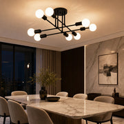 Classic Modernist Octa Chandelier, 8x E27, Black, Modern Design, Metal, Without Shade - 05_LC360-8BK.png