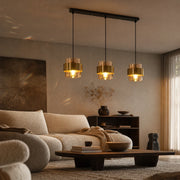 Suspended Chandelier LC866/3LTN, 3XE27, Adjustable Height, Glass and Metal - 05_LC866-3LTN.png
