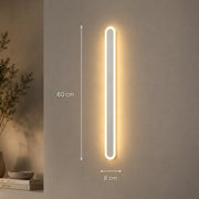 SUHA Outdoor LED Wall Light, Length 60cm, 8W, IP65, Metal, Linear, White - 09_AX201-600WH.png