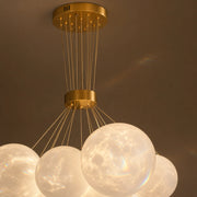 MODERN LOFT Chandelier Bagliore, Globe, 9xE27, Adjustable Height, Gold - 09_LC816-9GD.png