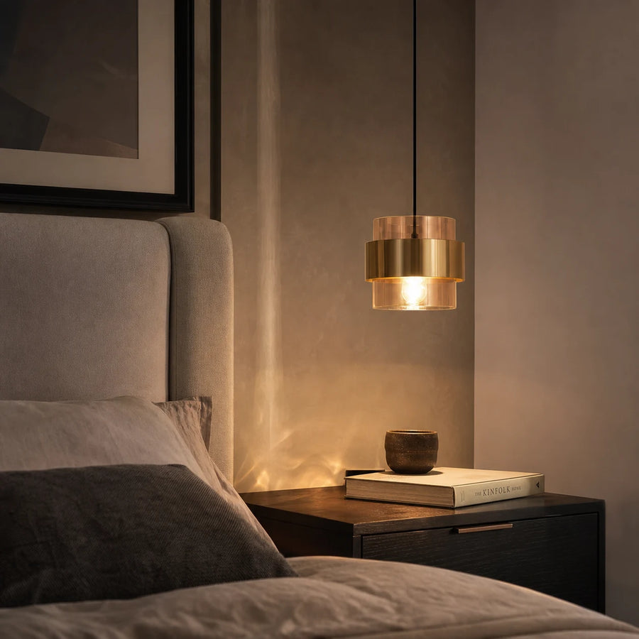 Suspended Chandelier LC866/1TN, 1XE27, Adjustable Height, Glass and Metal - 09_LC866-1TN.png