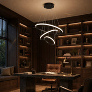 LED hanging chandelier RICCI 81W, 3 Circles, Cold/Warm/Neutral light, Black, Adjustable height - 09_LL104-3BK.png