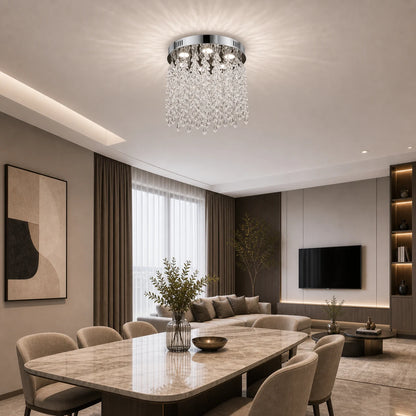 Crystal LED Chandelier LLC210/400CH Round, 22W, Cold/Warm/Neutral Light, Crystal, Shiny Chrome - 09_LLC210-400CH.png