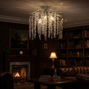 Willow Crystal Chandelier, 5x E14, Diameter 50cm, Chrome - 10_CC8080-D500CH.png