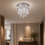 Alberico Round LED Chandelier, 17W, Cold/Warm/Neutral Light, Crystal, Shiny Chrome - 10_LL010.png