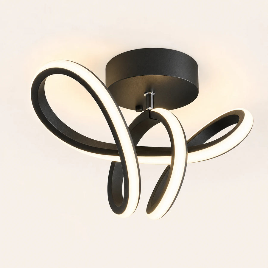 VERTEX Pulse LED Chandelier, 13W, Wavy, Cool/Warm/Neutral Light, Black - 10_LL562BK.png