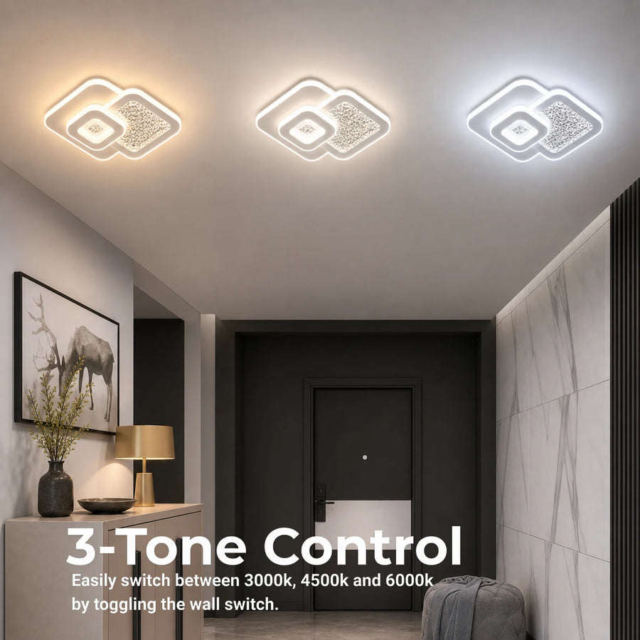 KOMPACTO LED Chandelier 56W, 3 Squares, Cool/Warm/Neutral light, White - 10_LL646-300P.png