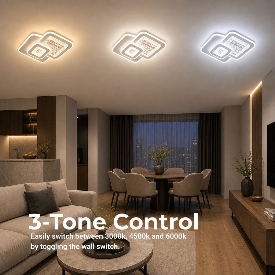 SQUARE 57W LED chandelier, 3 Squares, Cold/Warm/Neutral light, White - 10_LL647-300P.png