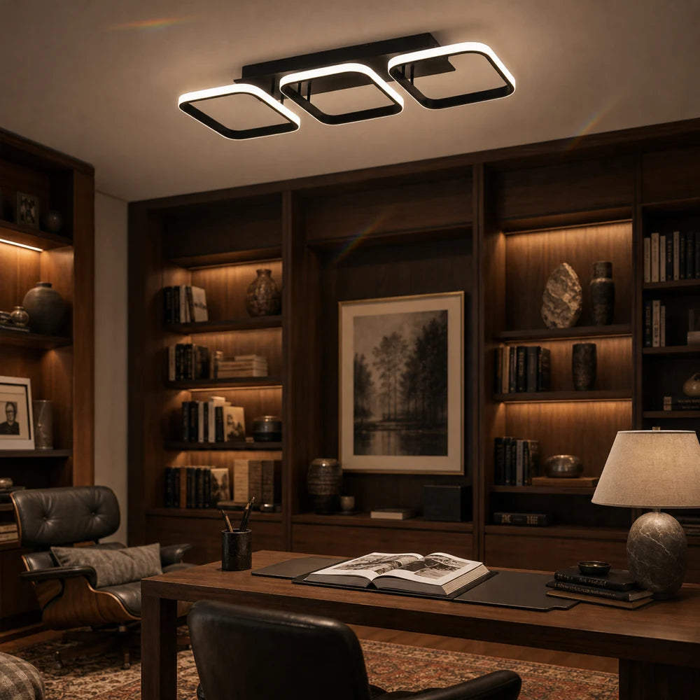 LED Chandelier VERTEX 34W, 3 Squares, Linear, Cold/Warm/Neutral light, Black - 10_LL770-3BK.png