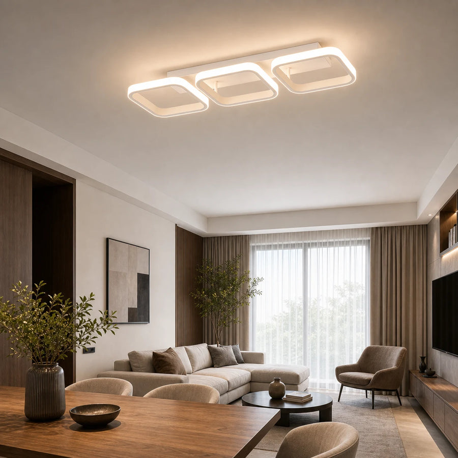LED Chandelier VERTEX 34W, 3 Squares, Linear, Cold/Warm/Neutral light, White - 10_LL770-3WH.png