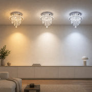 Alberico Round LED Chandelier, 17W, Cool/Warm/Neutral Light, Crystal, Shiny Chrome - 11_LL010.png