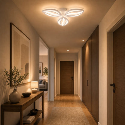 Lustra LED cu telecomanda ORCHID 40W, 3 Petale, lumina Rece/Calda/Neutra, Dimabila, Alb - 12_LT280-3WH.png