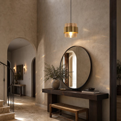 Suspended Chandelier LC866/1TN, 1XE27, Adjustable Height, Glass and Metal - 13_LC866-1TN.png