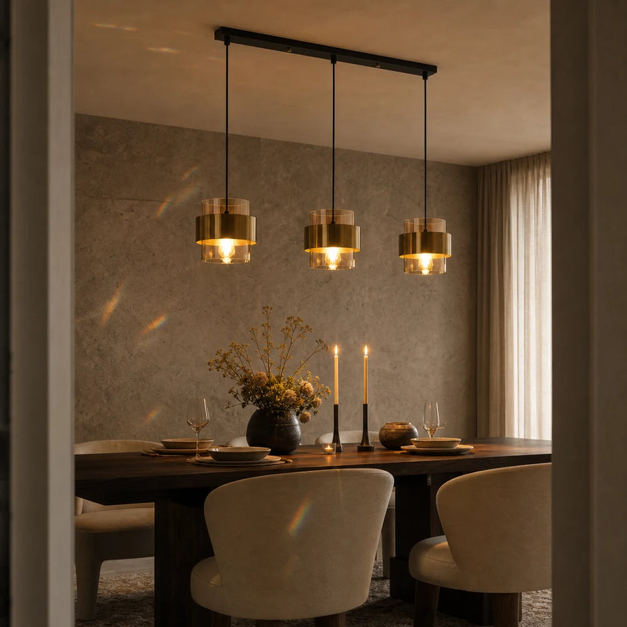 Suspended Chandelier LC866/3LTN, 3XE27, Adjustable Height, Glass and Metal - 07_LC866-3LTN.png