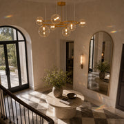 VENERE Luce Chandelier, 3 Circles, 7xG9, Gold, Metal, Adjustable Height - 08_LC811-7.png