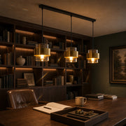 Suspended Chandelier LC866/3LTN, 3XE27, Adjustable Height, Glass and Metal - 09_LC866-3LTN.png