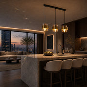 Hanging Chandelier LC866/3LTN, 3XE27, Adjustable Height, Glass and Metal - 10_LC866-3LTN.png