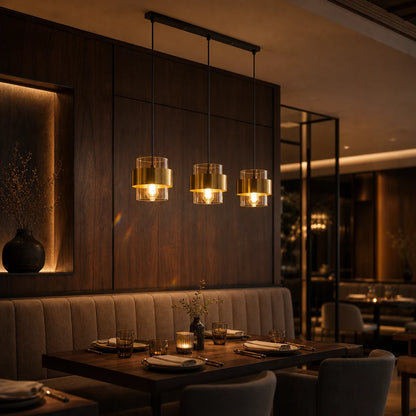 Suspended Chandelier LC866/3LTN, 3XE27, Adjustable Height, Glass and Metal - 13_LC866-3LTN.png