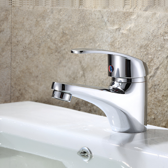 Basin Faucet, Alloy, Chrome, LV001 Bathroom Faucets Default Title Alessandro Design
