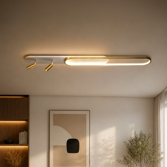 LED Chandelier with Adjustable Projector FISSO Camilla, 66W, Cold/Warm/Neutral light, Shiny Gold LED Chandeliers Default Title Alessandro Design