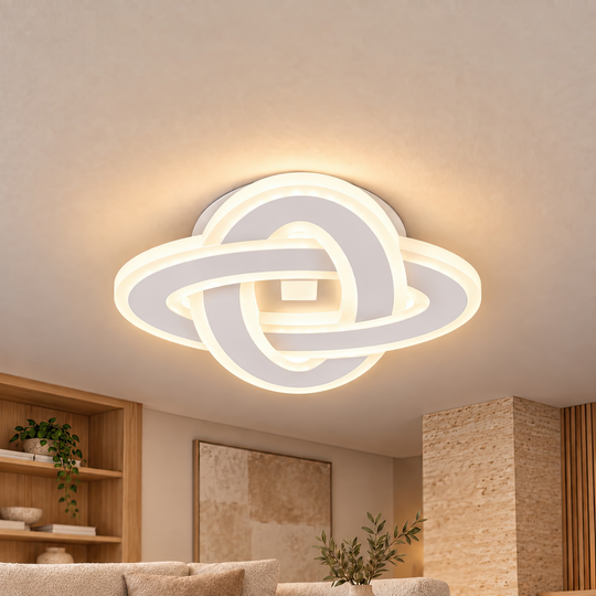 LED chandelier CRINELLA 45W, Diameter 23cm, Cold/Warm/Neutral light, White