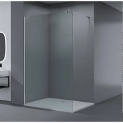 Paravan duș Walk-In 120x195 cm, sticlă securizată 8 mm, satin, profil metalic rezistent