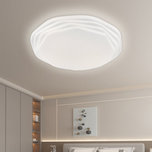 LED ceiling light 23 cm, 22W, 3000K / 4000K / 6000K, White, Metal and Acrylic LED ceiling lights Default Title Alessandro Design