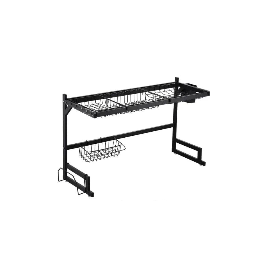 Dish Drying Rack Organizer 1 Level Black