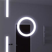 Rectangular LED mirror 120x80cm Motionglow sensor Marcello Dismantic Clock Defrosting System