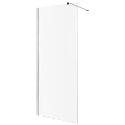 Paravan duș Walk-In 100x195 cm, sticlă securizată 8 mm, transparentă, profil metalic rezistent