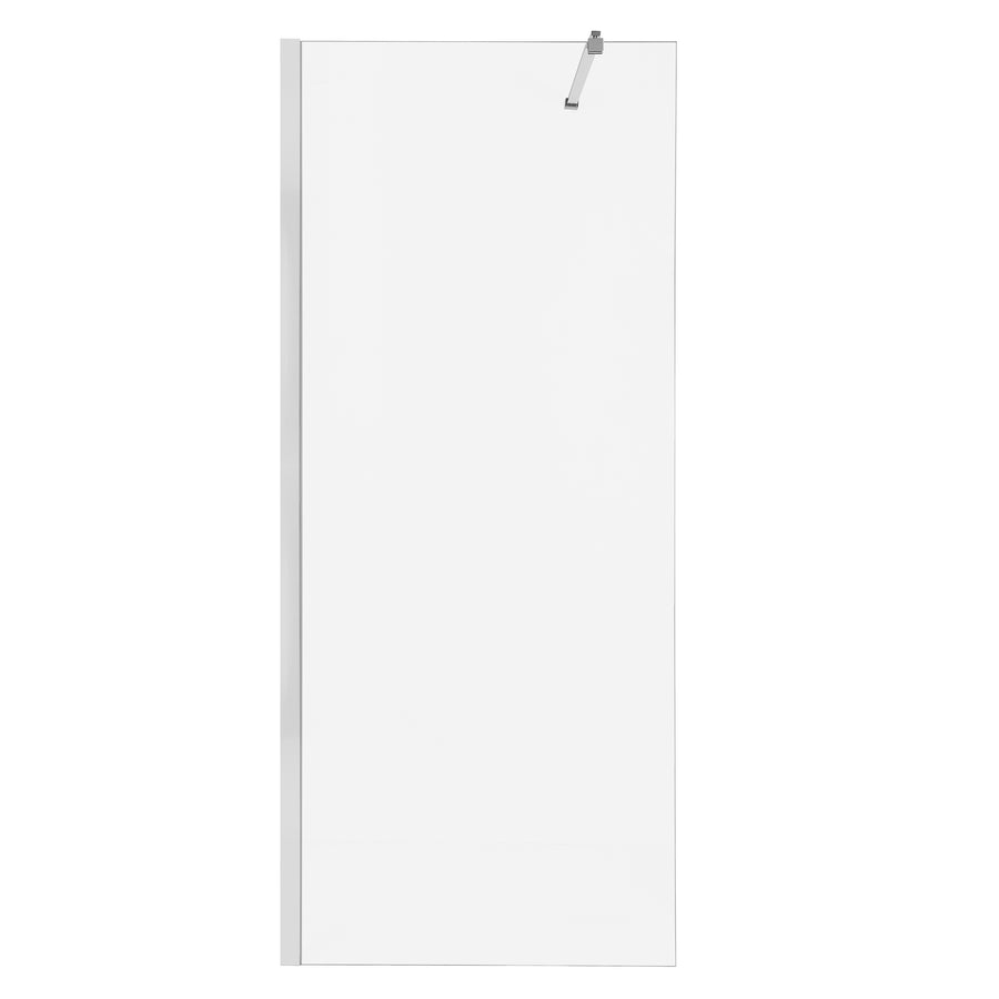 Paravan duș Walk-In 100x195 cm, sticlă securizată 8 mm, transparentă, profil metalic rezistent