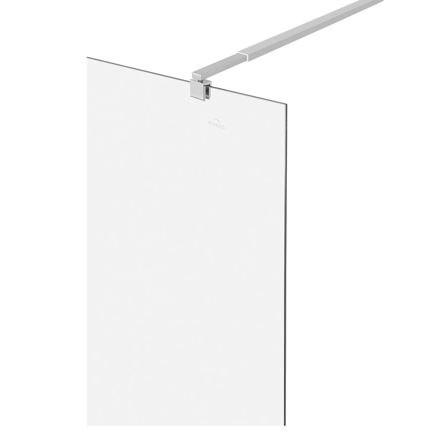 Paravan duș Walk-In 100x195 cm, sticlă securizată 8 mm, transparentă, profil metalic rezistent
