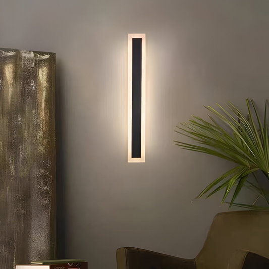 Orion Outdoor LED Wall Lamp, Black and White
