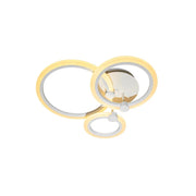 LED Chandelier with Remote Control Betty 3 Circles Cold/Warm/Neutral Light 41W Dimmable White