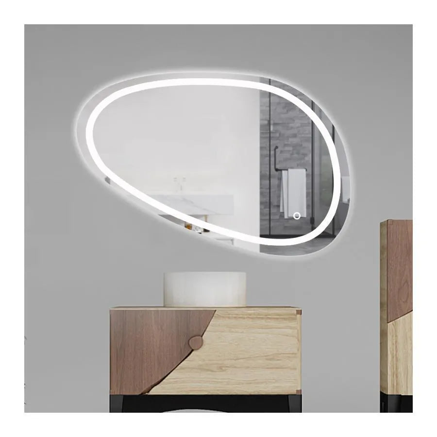 LED Touch Mirror Disegno Defog System 80x45 cm Marcello Funghi Collection