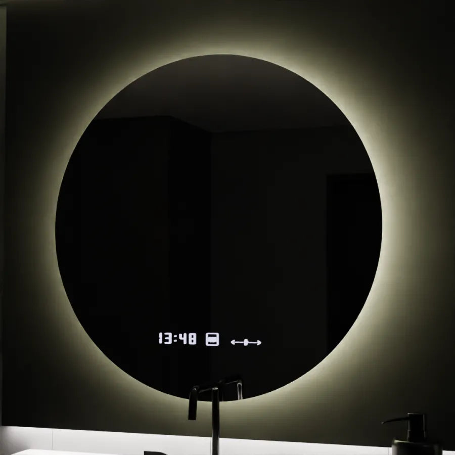 Mirror LED 80cm Serenite MotionGlow Marcellow System Defrosting Clock & Dimable Thermometer