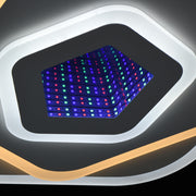 LED chandelier NEXA 3D 40W, Diameter 23cm, Cold/Warm/Neutral light, White